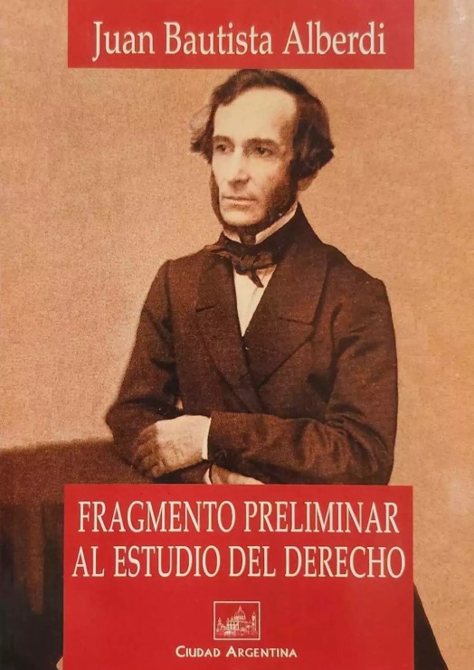 Portada Fragmento preliminar al estudio del Derecho