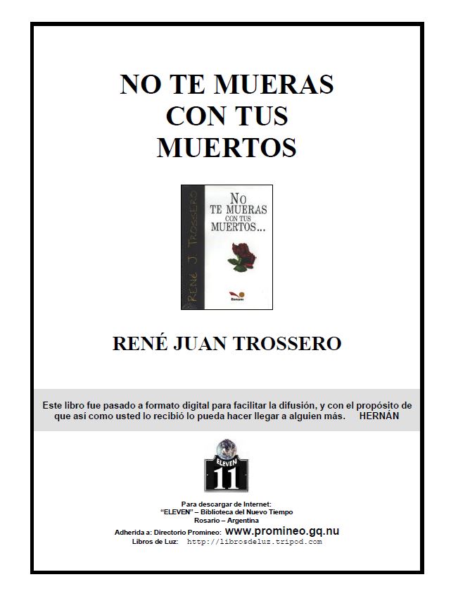 Portada No te mueras con tus muertos