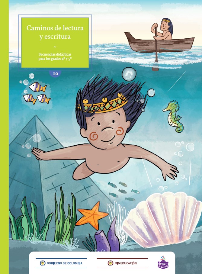 Portada Caminos de lectura y escritura. Secuencias didácticas para los grados 4 y 5