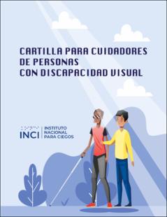Portada Cartilla para cuidadores de personas con discapacidad visual