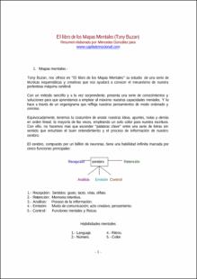 Portada El libro de los mapas mentales