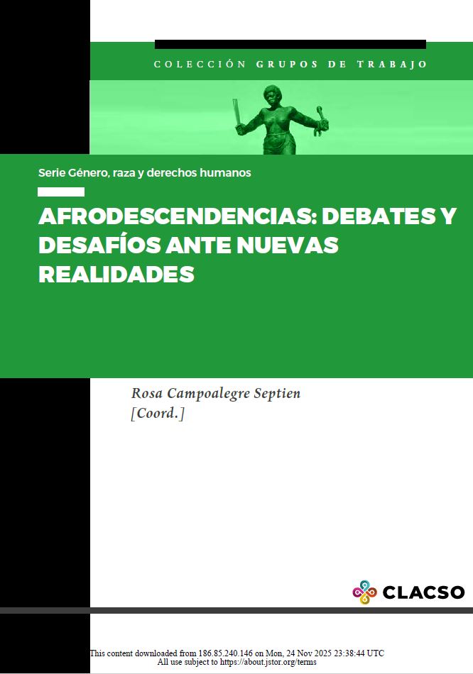 Portada Afrodescendencias: debates y desaf&iacute;os ante nuevas realidades