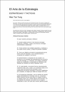 Portada El Arte de la Estrategia : Estrategias y tácticas