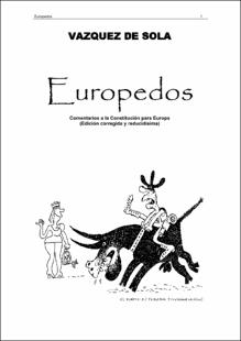 Portada Europedos : comentarios a la constitución para Europa