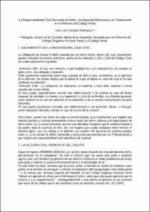 Portada La responsabilidad civil derivada de delito : con especial referencia a su tratamiento en la reforma del código penal