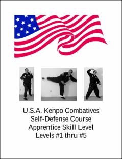Portada U.S.A. Kempo combatives self-defense course : apprentice skill level