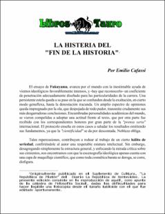 Portada La histeria del "Fin de la historia"