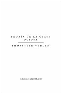 Portada Teoría de la clase ociosa