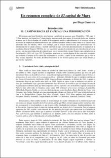 Portada Un resumen completo de el capital de Marx