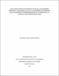 Portada una vision critica retrospectiva de la economia moderna