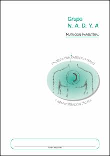 Portada Nutrición parenteral : Paciente con cateter externo y administración cíclica