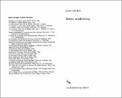 Portada Homo academicus