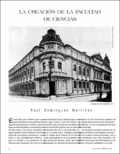 Portada La creación de la Facultad de Ciencias