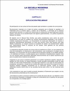 Portada La escuela moderna