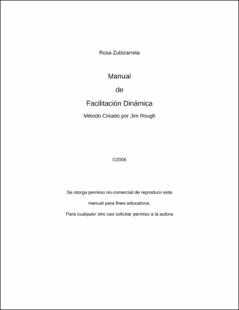 Portada Manual de facilitación dinámica : método creado por Jim Rough