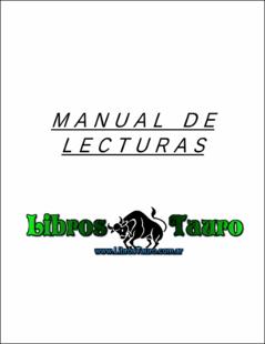 Portada Manual de lecturas