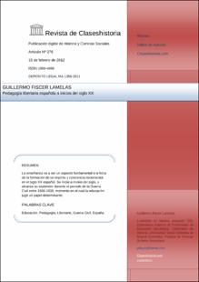 Portada Pedagogía libertaria española a inicios del siglo XX