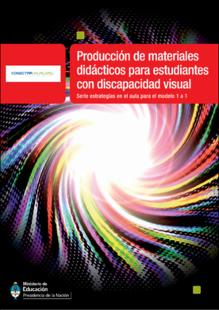 Portada Producción de materiales didácticos para estudiantes con discapacidad visual