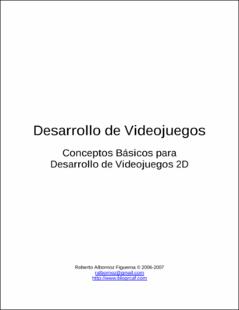 Portada Desarrollo de Videojuegos : Conceptos básicos 2D