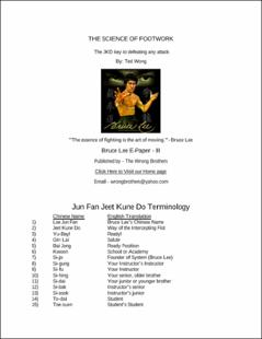 Portada The science of footwork : The JKD key to defeating any attack