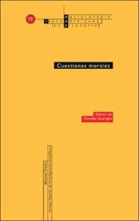 Portada Cuestiones morales : Enciclopedia IberoAmericana de Filosofía Volumen 12
