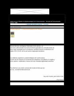 Portada El reencantamiento del mundo archivos