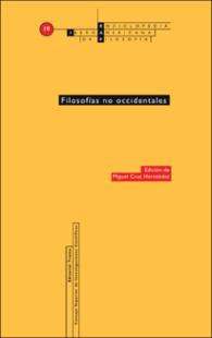 Portada Filosofías no occidentales : Enciclopedia IberoAmericana de Filosofía Volumen 19