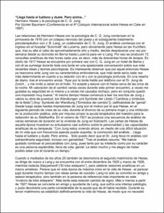 Portada Hermann Hesse y la psicología de C. G. Jung