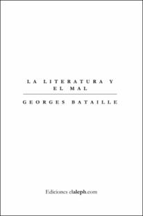 Portada La literatura y el mal