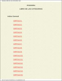 Portada Libro de las categorías