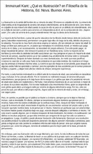 Portada ¿Qué es Ilustración? en filosofía de la historia