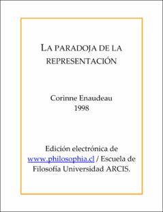 Portada La paradoja de la representación