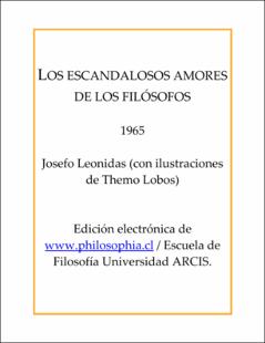 Portada Los escandalosos amores de los filósofos