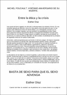Portada Recopilación artículos Esther Díaz