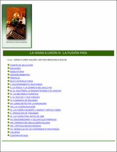 Portada La gran ilusión. IV. La fusión fría