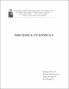 Portada Mecánica cuántica. I
