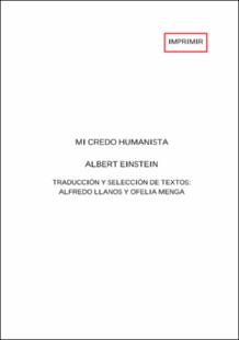 Portada Mi credo humanista