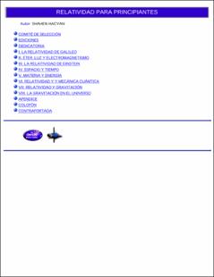 Portada Relatividad para principiantes