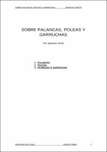 Portada Sobre palancaspoleas y garruchas
