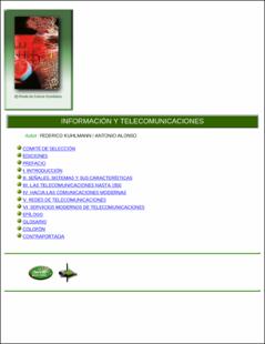 Portada Información y telecomunicaciones