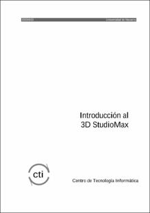Portada Introducción al 3D StudioMax