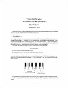 Portada Pianos and continued fractions