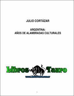 Argentina años de alambradas culturales