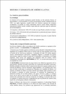 Portada Historia y geografía de América Latina