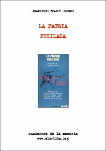 Portada La patria fusilada : entrevista de Francisco Urondo.