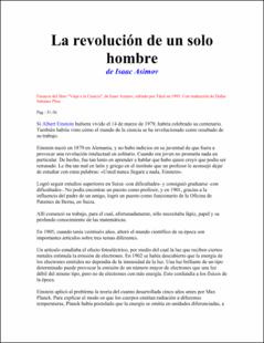 Portada La revoluci&oacute;n de un solo hombre