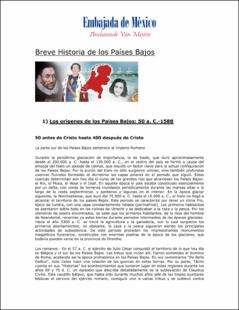 Portada Breve historia de los Países Bajos
