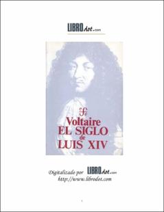 Portada El Siglo de Luis XIV