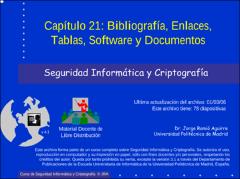 Portada BibliografíaEnlaces; Tablas; Software y Documentos