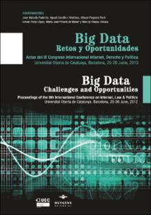 Portada Big data : retos y oportunidades = Big data : challenges and opportunities